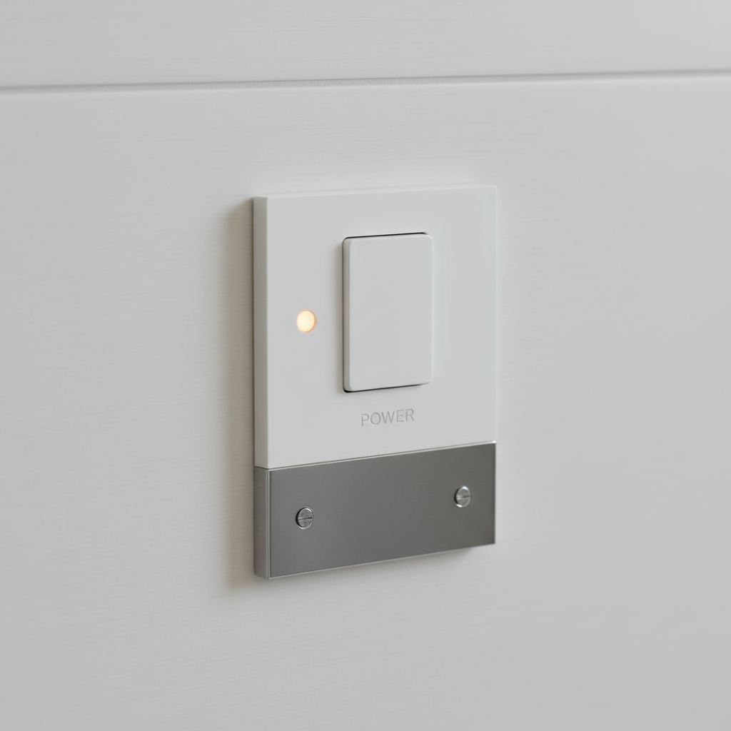 Basic on/off switch for towel warmer