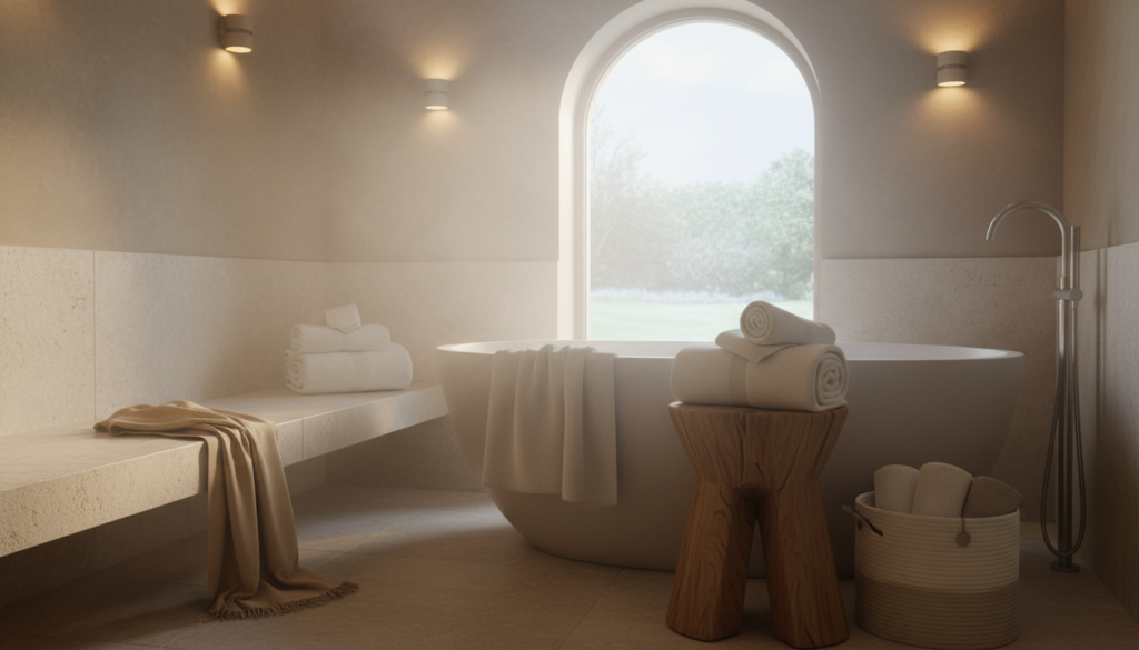 Collection of top-rated towel warmers for 2026 in a luxury bathroom setting