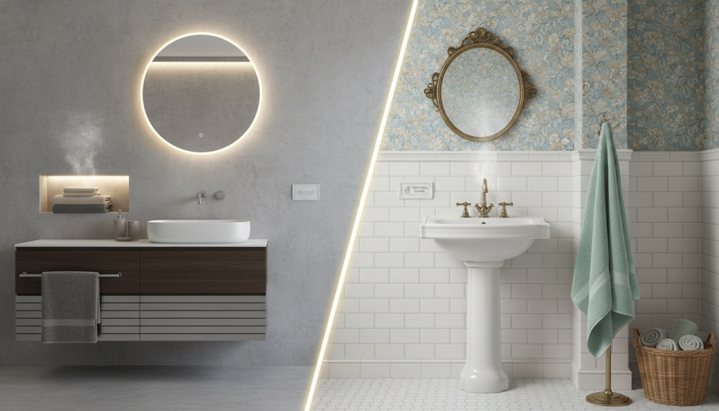 Comparison showing zadro vs haven towel warmer differences