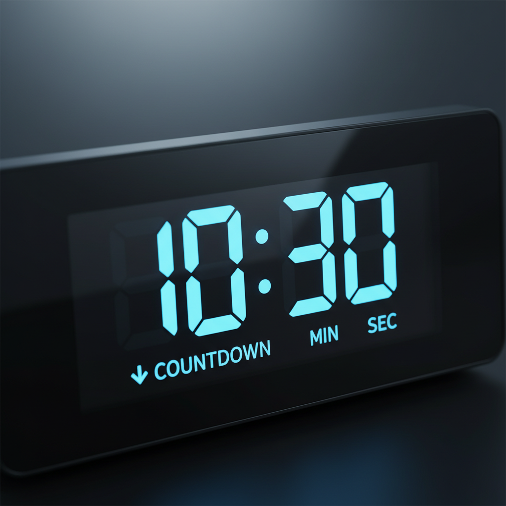 Digital timer display on a vevor towel warmer showing countdown function Digital timer display on a vevor towel warmer showing countdown function