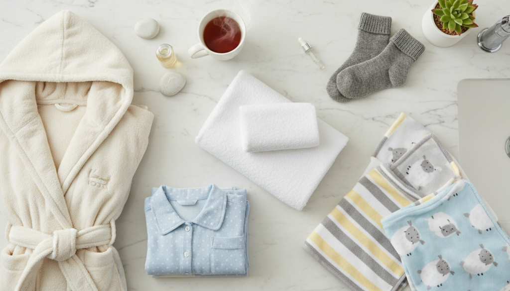 Multiple items that can be warmed in a Brookstone towel warmer