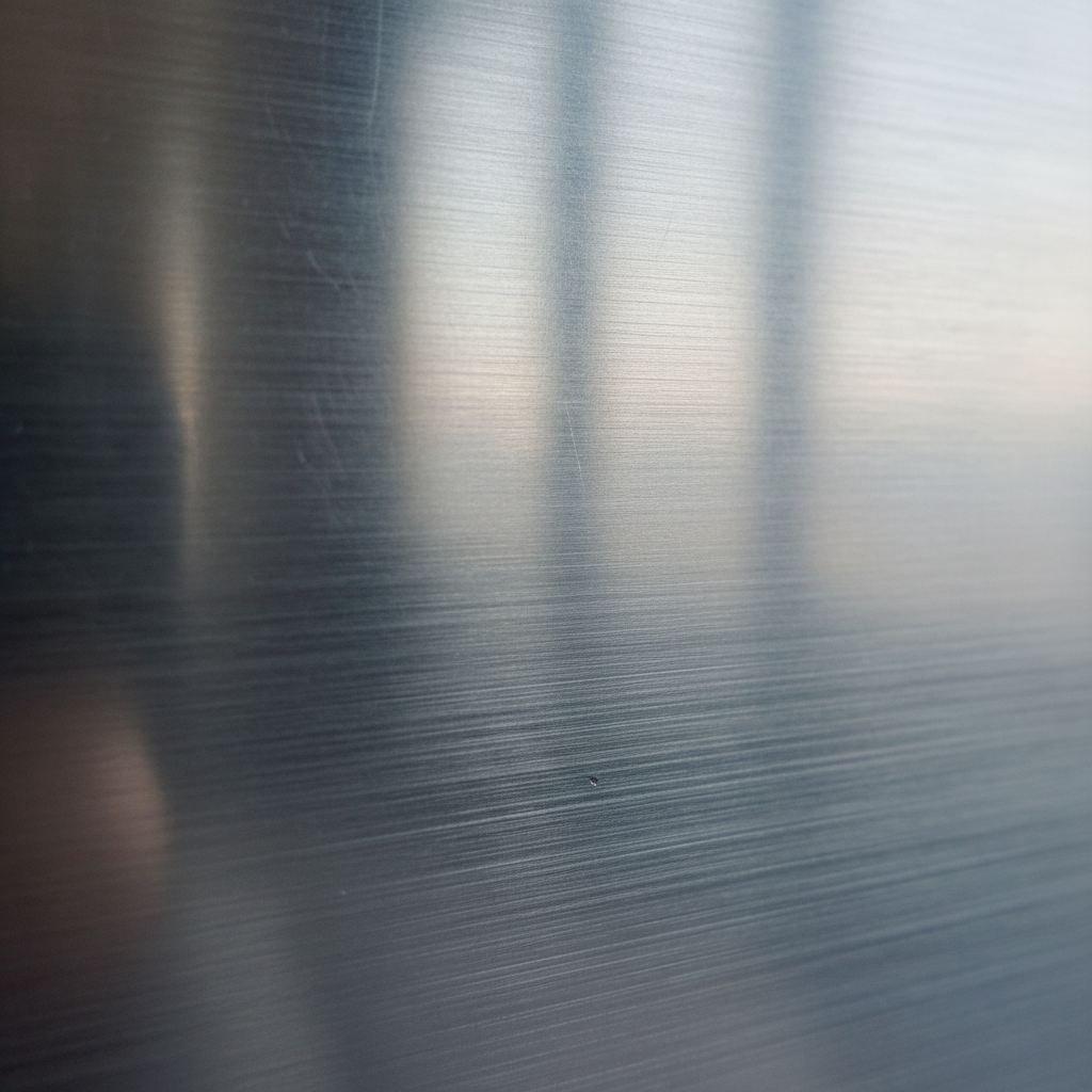 Polished stainless steel finish sample Polished stainless steel finish sample